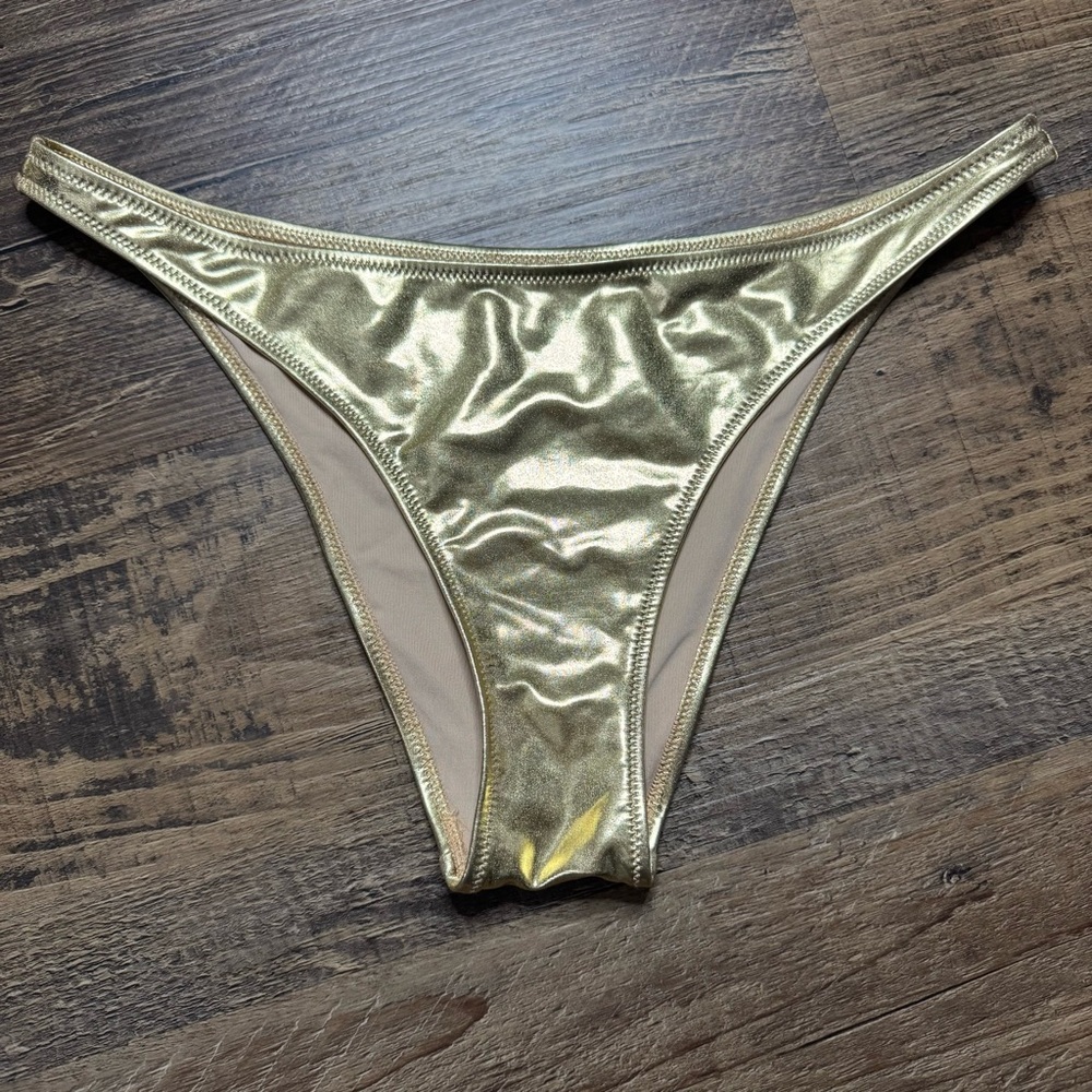 Aerie Gold Bikini Bottom